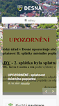Mobile Screenshot of mesto-desna.cz